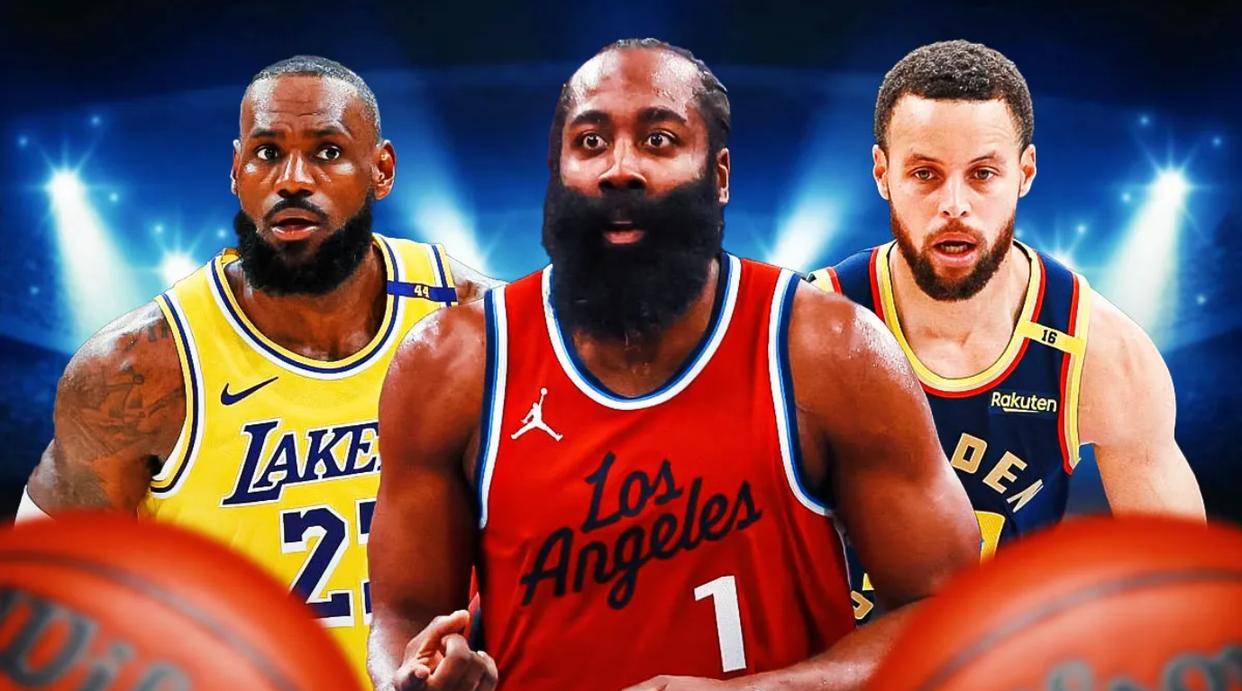 哈登三巨头联手，刷新队史纪录得分突破，黄蜂冲击季后赛！